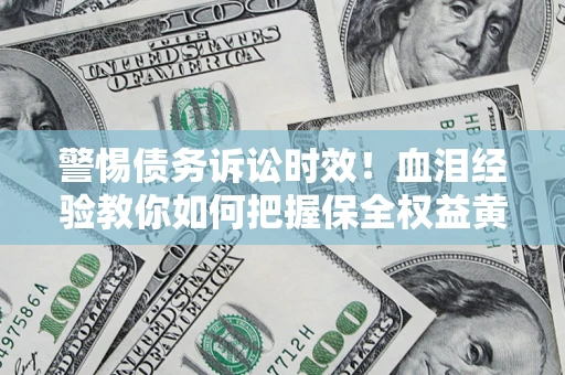 武汉警惕债务诉讼时效！血泪经验教你如何把握保全权益黄金期