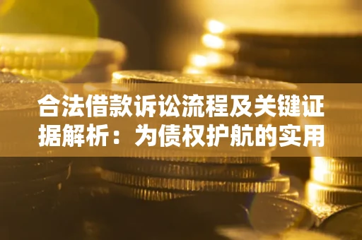 武汉合法借款诉讼流程及关键证据解析：为债权护航的实用指南