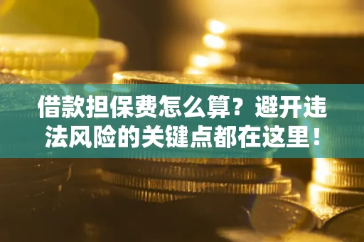 武汉借款担保费怎么算？避开违法风险的关键点都在这里！