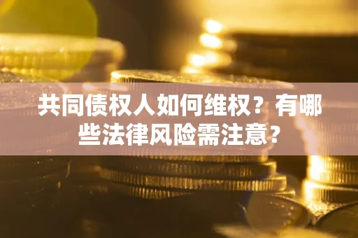 武汉共同债权人如何维权？有哪些法律风险需注意？