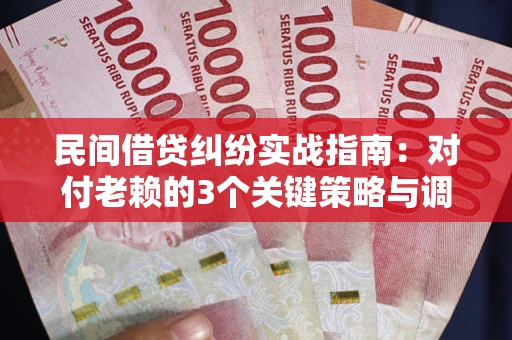 武汉民间借贷纠纷实战指南：对付老赖的3个关键策略与调解盲区解析