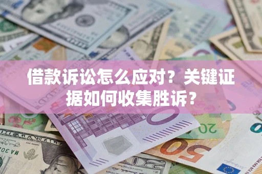武汉借款诉讼怎么应对？关键证据如何收集胜诉？