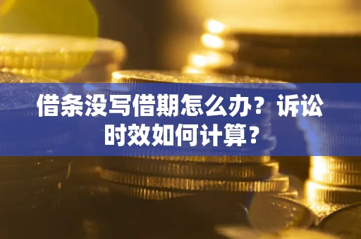 武汉借条没写借期怎么办？诉讼时效如何计算？